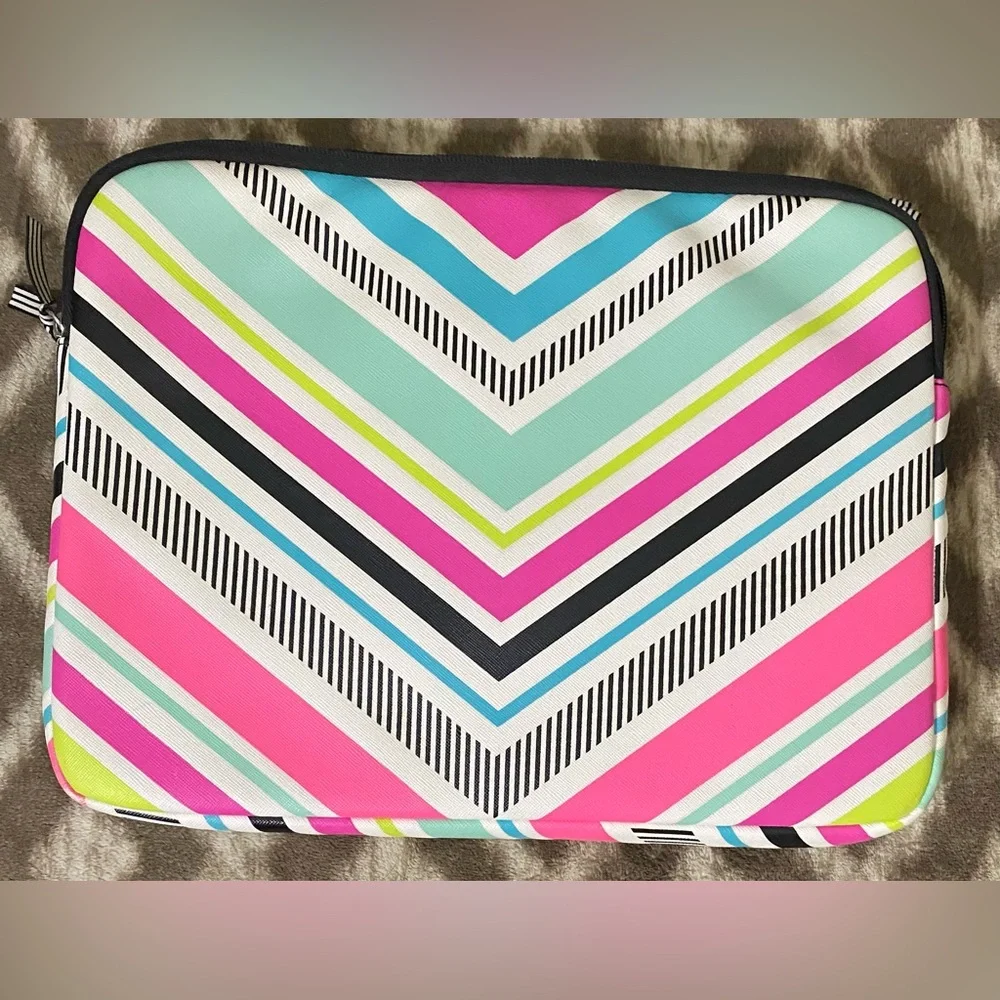 Colorful Studio C Carolina Pad Chevron Laptop Sleeve and Mandala Mouse Pad